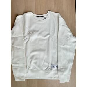 Pony 72 Embroidered White Crewneck - Size M - New